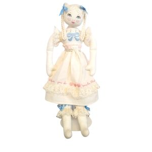 Sunset stitchery hand made doll with embrodery